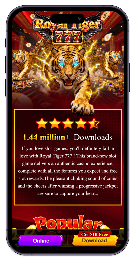 Royal Tiger Casino 777 Mobile App